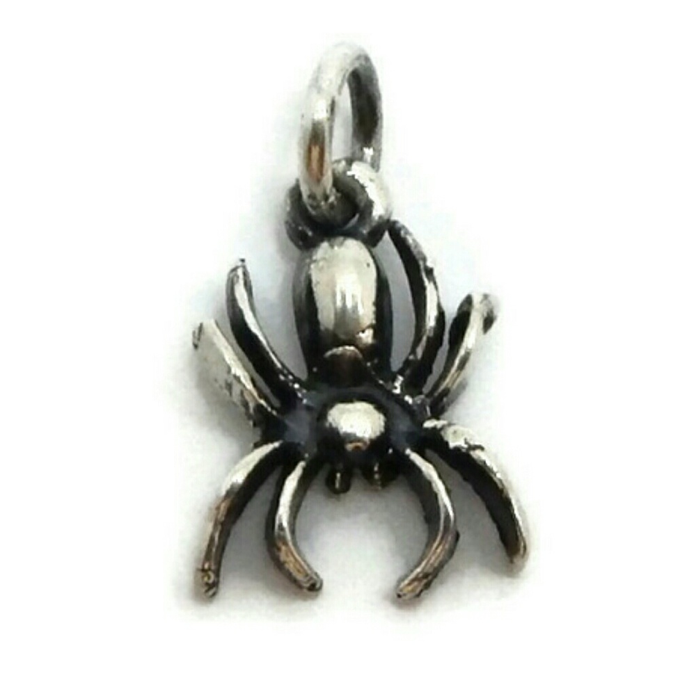 Spider Charm / Pendant Sterling Siver .925